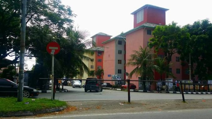 Apartment Bukit tinggi – front building but no signage